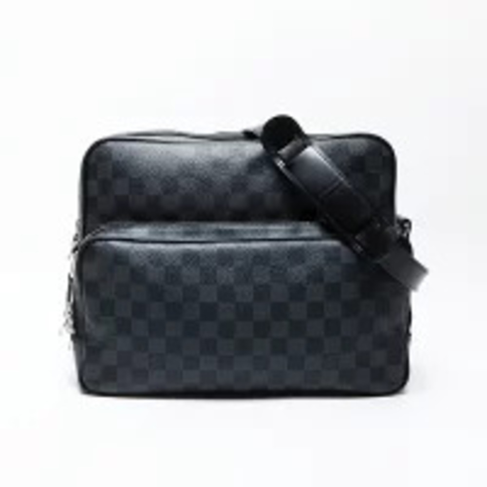 Louis Vuitton Sac Shoulder Black Bag Gray Graphite Leo Damier